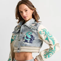 Women's Smoke Rise Sarah Trucker Cropped Denim Jacket
