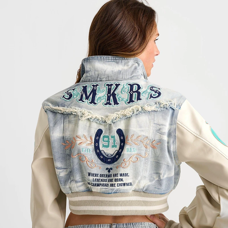 Women's Smoke Rise Sarah Trucker Cropped Denim Jacket