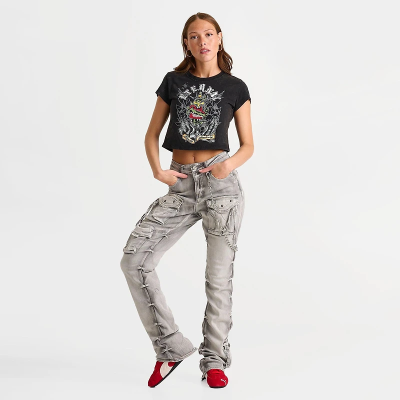 Women's Smoke Rise Ruby High-Rise Stacked Side Pocket Denim Pants