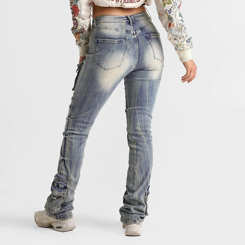 Women's Smoke Rise Bria High-Rise Wide-Leg Denim Jeans