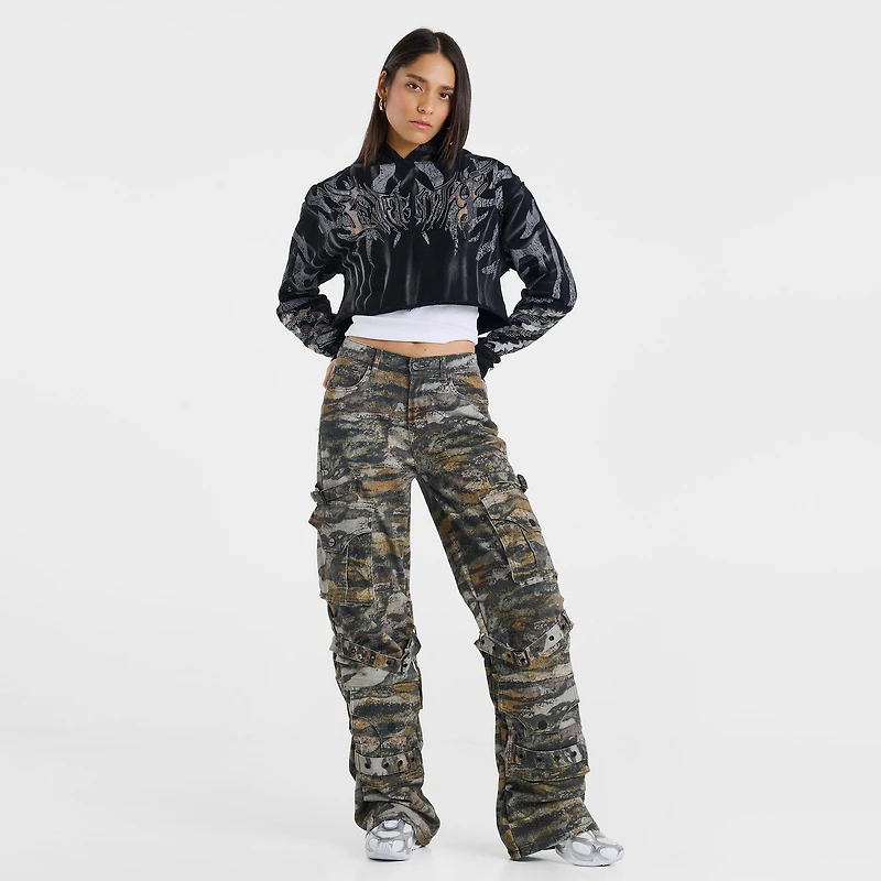 Women's Smoke Rise Bria High-Rise Wide-Leg Stacked Pants