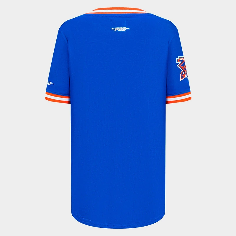Big Kids' Pro Standard New York Mets MLB Striped Rib T-Shirt