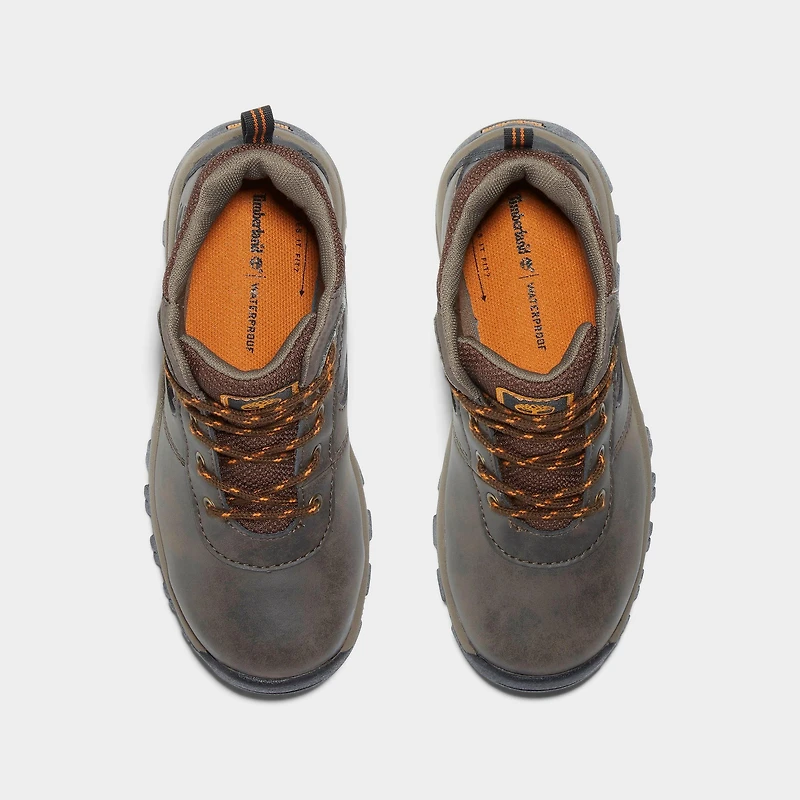 Big Kids' Timberland Mt. Maddsen Mid Waterproof Hiking Boots