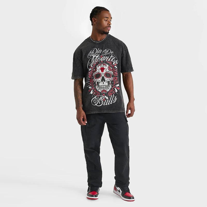 Men's Pro Standard Chicago Bulls NBA Eternal Skull Graphic T-Shirt