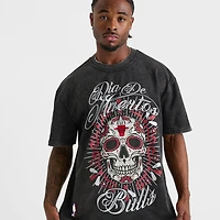 Men's Pro Standard Chicago Bulls NBA Eternal Skull Graphic T-Shirt