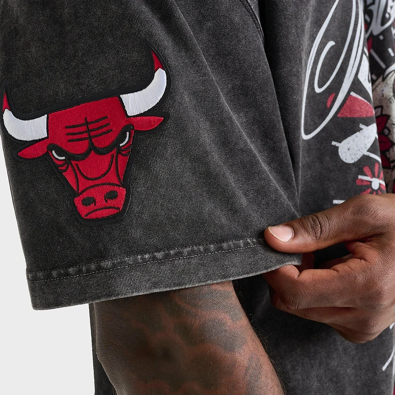 Men's Pro Standard Chicago Bulls NBA Eternal Skull Graphic T-Shirt