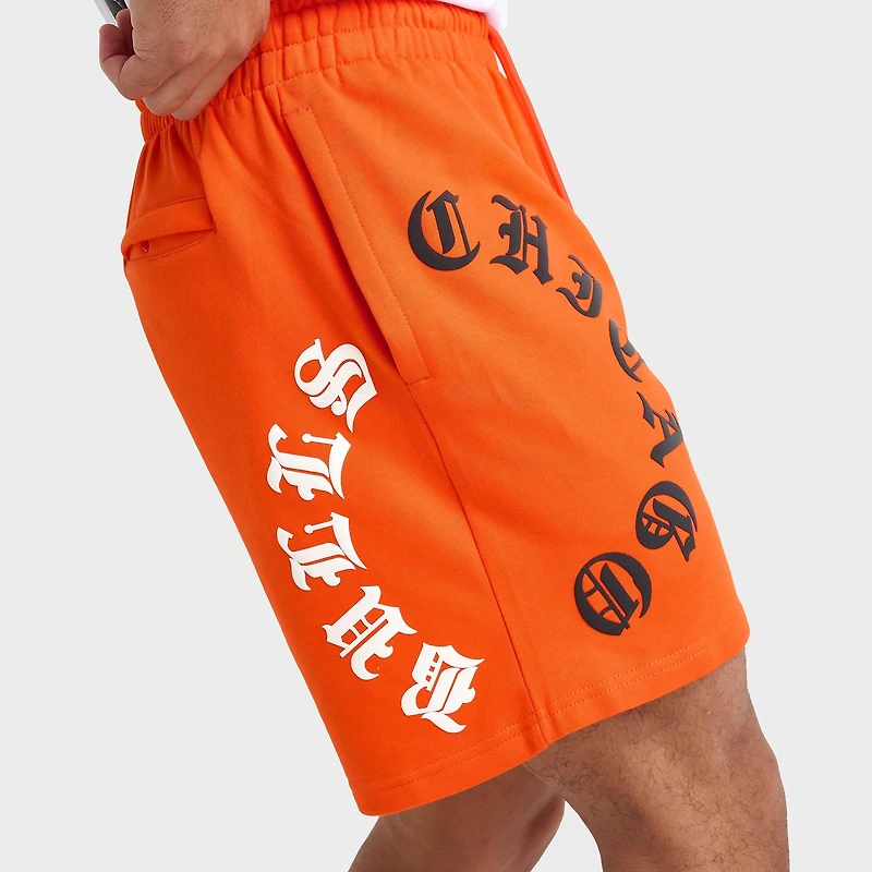 Men's Pro Standard Chicago Bulls NBA Old English Fleece Shorts