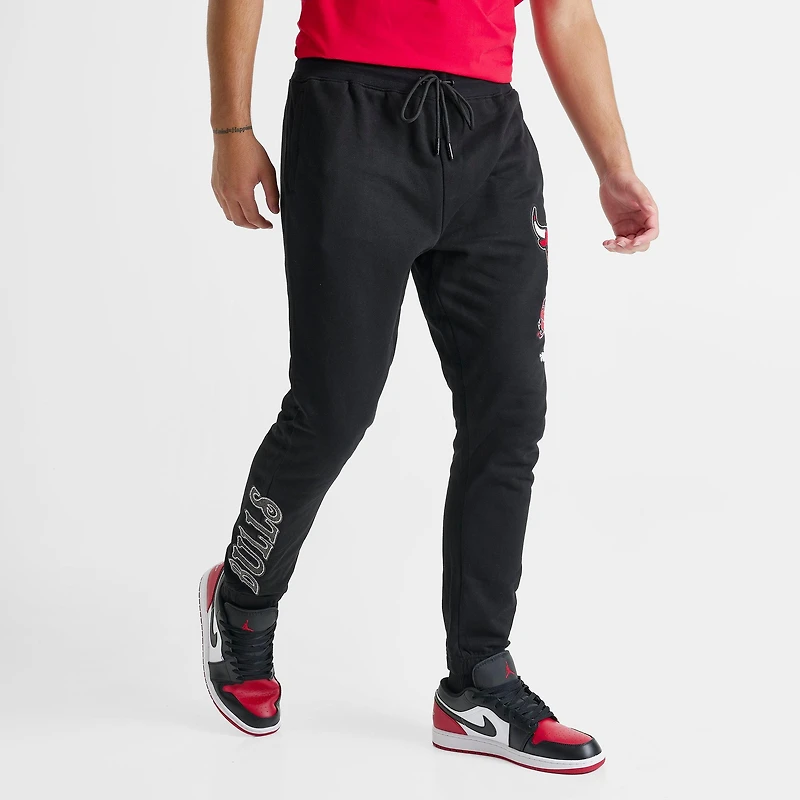 Men's Pro Standard Chicago Bulls NBA Rebel Fleece Jogger Pants