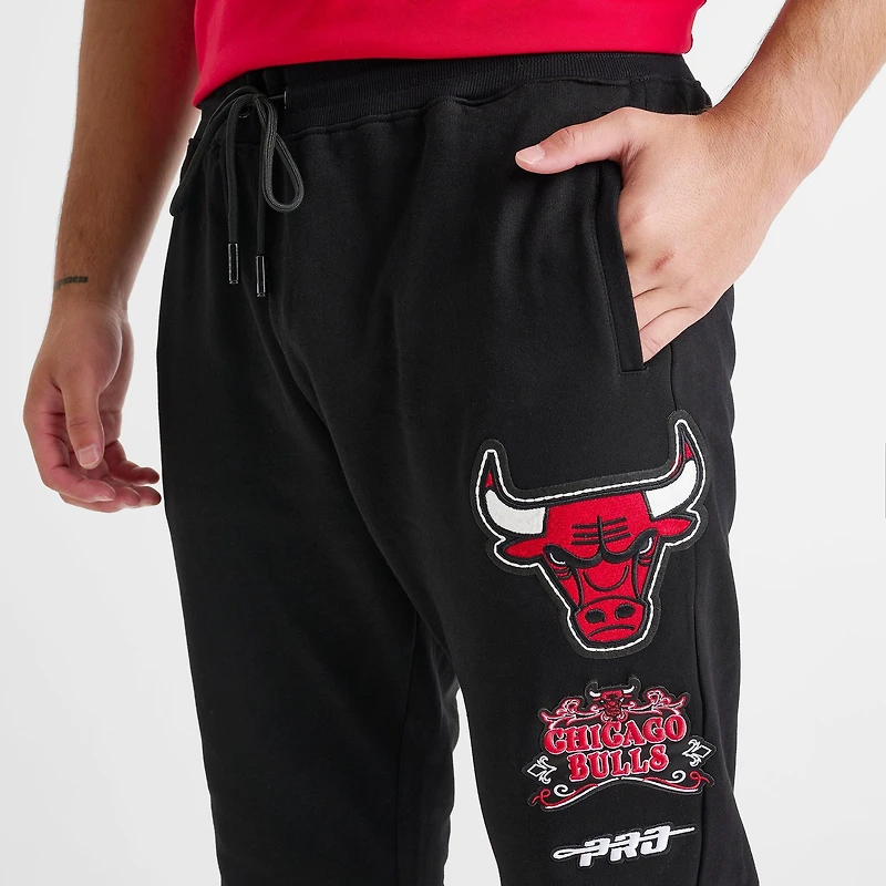 Men's Pro Standard Chicago Bulls NBA Rebel Fleece Jogger Pants