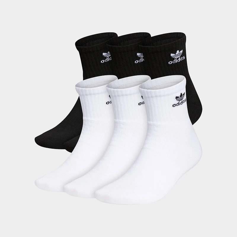 adidas Originals Trefoil Quarter Socks (6 Pack)