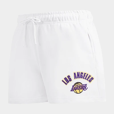 Women's Pro Standard Los Angeles Lakers NBA Classic Fleece Shorts
