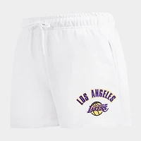 Women's Pro Standard Los Angeles Lakers NBA Classic Fleece Shorts
