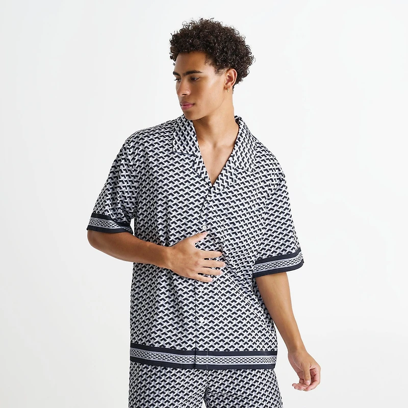 Men's Bélier Illusion Panel Resort Shirt