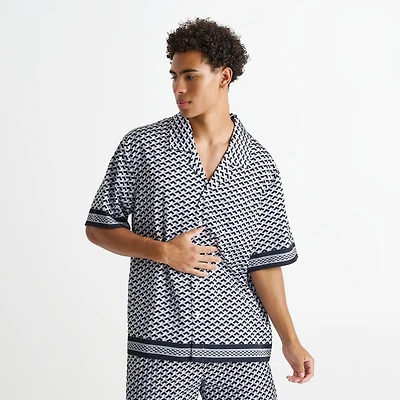 Men's Bélier Illusion Panel Resort Shirt