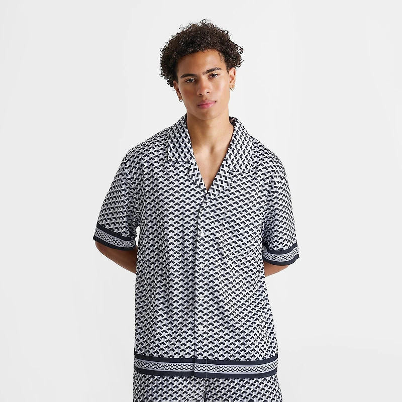 Men's Bélier Illusion Panel Resort Shirt