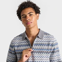 Men's Bélier Zag Zip Polo Shirt