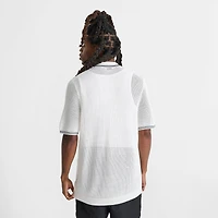 Men's Bélier Striped Crochet Resort Shirt