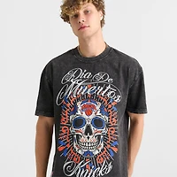 Men's Pro Standard New York Knicks NBA Eternal Skull Graphic T-Shirt