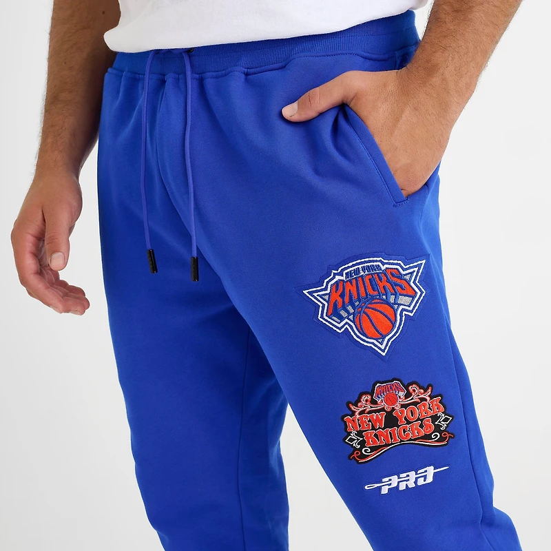 Men's Pro Standard New York Knicks NBA Rebel Fleece Jogger Pants