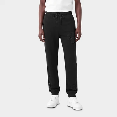 Men's Pro Standard New York Knicks NBA Classic Chenille Triple Black Fleece Jogger Pants