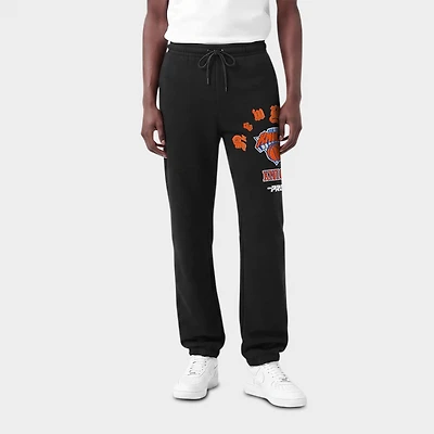 Men's Pro Standard New York Knicks NBA Old English Fleece Sweatpants