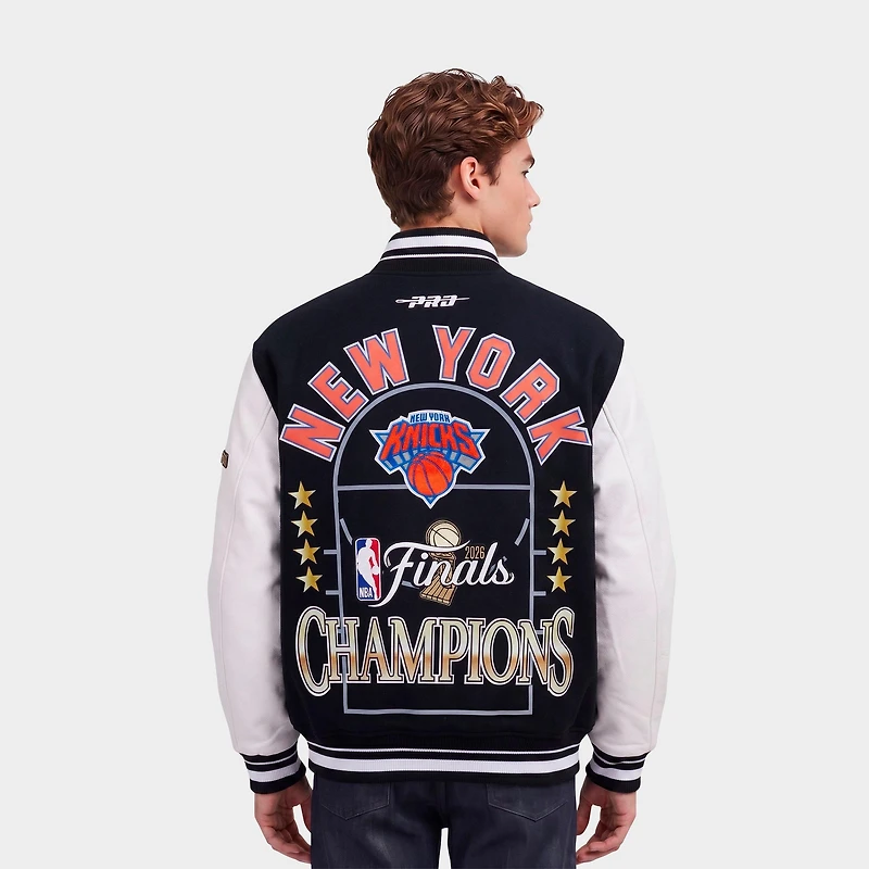 Men's Pro Standard New York Knicks NBA Championship 2026 Varsity Jacket