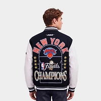 Men's Pro Standard New York Knicks NBA Championship 2026 Varsity Jacket