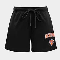 Women's Pro Standard New York Knicks NBA Classic Fleece Shorts