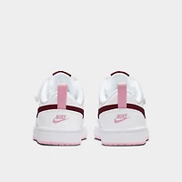Little Kids' Nike Court Borough Low 2 Hook-and-Loop Casual Shoes