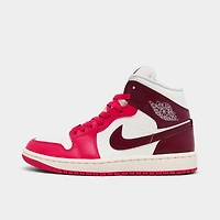 Women's Air Jordan Retro 1 Mid Casual Shoes