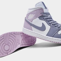 Women's Air Jordan Retro 1 Mid Casual Shoes