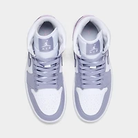 Women's Air Jordan Retro 1 Mid Casual Shoes