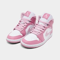 Women's Air Jordan Retro 1 Mid Casual Shoes