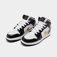 Big Kids' Air Jordan Retro 1 Mid SE Casual Shoes