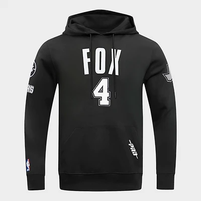 Men's Pro Standard De'Aaron Fox San Antonio Spurs NBA Name and Number Pullover Hoodie