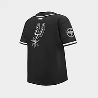 Big Kids' Pro Standard San Antonio Spurs NBA Wembanyama Mesh Button Down T-Shirt