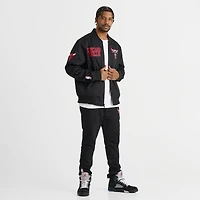 Men's Pro Standard Chicago Bulls NBA Reflective Logo Satin Full-Zip Jacket