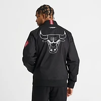 Men's Pro Standard Chicago Bulls NBA Reflective Logo Satin Full-Zip Jacket