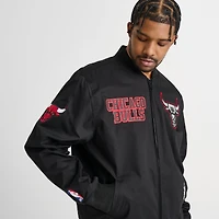 Men's Pro Standard Chicago Bulls NBA Reflective Logo Satin Full-Zip Jacket