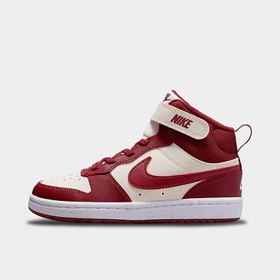 Little Kids' Nike Court Borough Mid 2 Casual Shoes