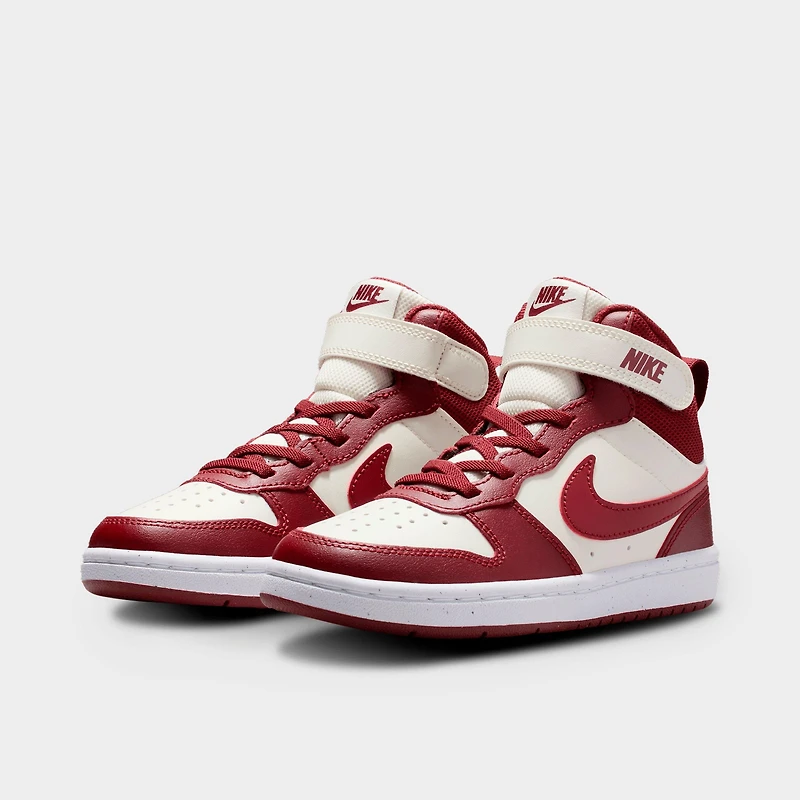 Little Kids' Nike Court Borough Mid 2 Casual Shoes