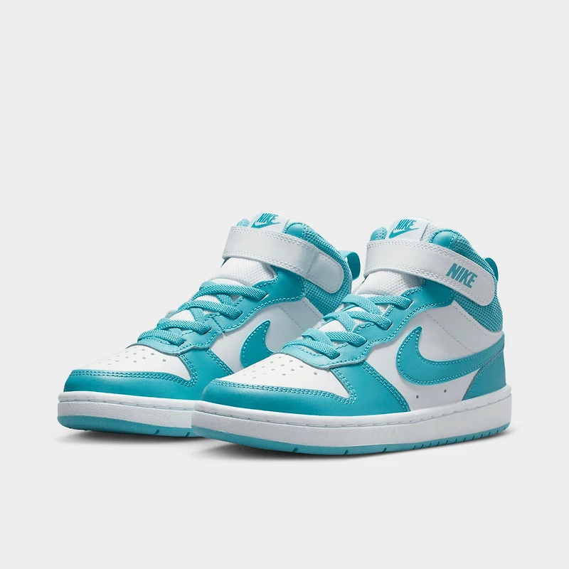 Little Kids' Nike Court Borough Mid 2 Casual Shoes