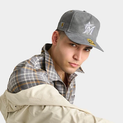 '47 x Carhartt Miami Marlins MLB HITCH Snapback Hat