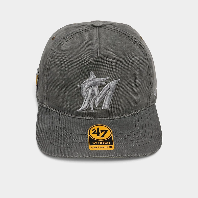 '47 x Carhartt Miami Marlins MLB HITCH Snapback Hat