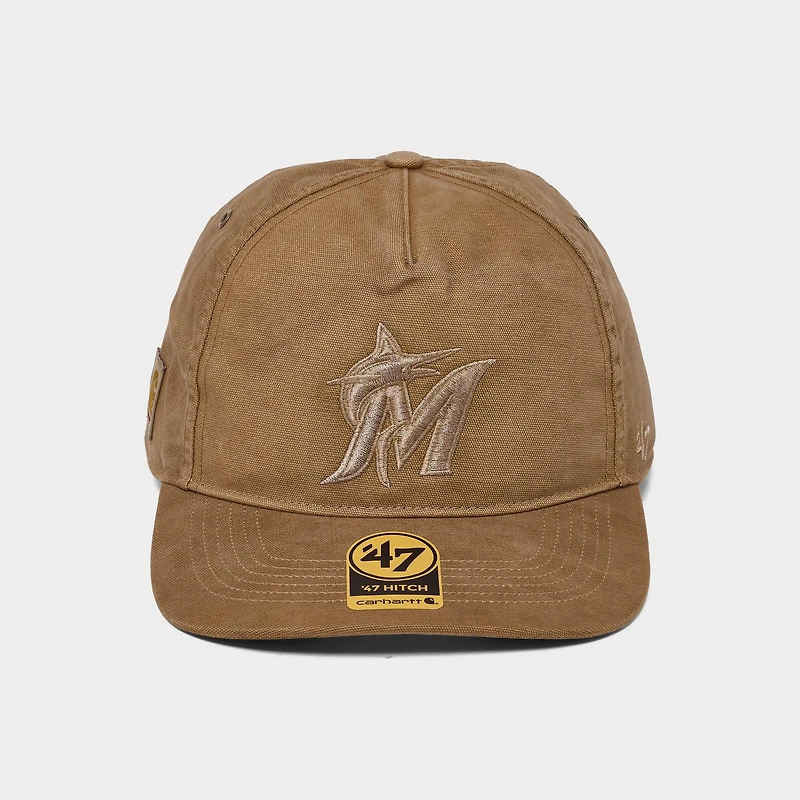 '47 x Carhartt Miami Marlins MLB HITCH Snapback Hat