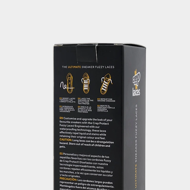 Crep Protect Pre-Treated Fuzzy Shoelaces