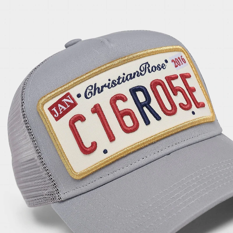 Christian Rose Private Plate C16 Snapback Trucker Hat