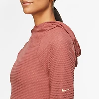 Women's Nike Pro Icon Clash Warm Hooded Long-Sleeve Training Top
