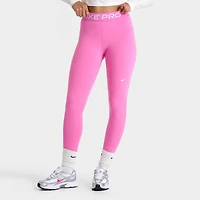 Women's Nike Pro 365 High-Waisted 7/8 Mesh Panel Leggings