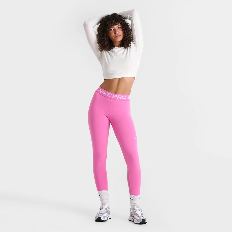 Women's Nike Pro 365 High-Waisted 7/8 Mesh Panel Leggings